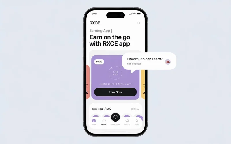 Earning App at RXCE App body image